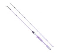 Chatonshen Fishing Rod Equipment with Hook Keeper Rod Guide Rings EVA Foam Handle Grip utilizing Carbon Fiber Composite and Ceramic materials suitable for solo, 1.68m Straight Handle (L Hardn