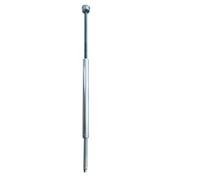 Chatonshen Fork Lock Replacement Fork Damper Pump Rod Front Repair Part Aluminum Alloy Body Consistent Hydraulic Pressure Suitable, Shoulder Control, 27.4mm Thread Diameter, 1.0mm Thread Pitch