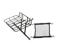 Chatonshen Front Cargo Rack for, Basket, Easy to Install, Cycling Equipment Organizer Made of Alloy, Black High Version