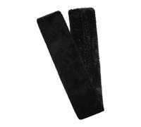 Chatonshen Horse Girth Cover, Wrap, Horse Saddle Accessory, Soft, Absorbs Sweat, Girth for Jumping Training, School Dressage, Black