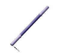 Chatonshen Massage Roller Rod Handheld Manual Muscle Roller Body Steel TPE NBR Stretching Rod Versatile Use Suitable for Home Office Studio, Purple