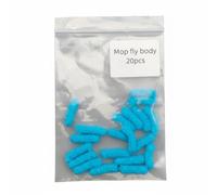 Chatonshen Material Fly Tying Supply Chenille Mop Fly Body Grub Bodies Worm Fiber With Stable Underwater Shape For Natural Silhouette And Broad Suitable for, Blue