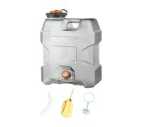 Chatonshen Outdoor Water Container Bottle Camping Canister PC Large Drum Bucket Manual Water Transport Construction Suitable for, 18L