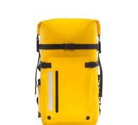 Chatonshen Outdoor Waterproof Bag Backpack Sack Rucksack With Roll PVC Material Window Panel And Compression Straps suitable for kayaking rafting swimming paddle, Array, Yellow, 30L