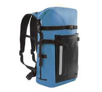 Chatonshen Outdoor Waterproof Bag Backpack Sack Rucksack With Roll PVC Material Window Panel And Compression Straps suitable for kayaking rafting swimming paddle, Array, Royal Blue, 30L