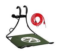 Chatonshen Portable And Lightweight Rack, Quick Installation, Removable Luggage Shelf, Ideal for Hiking And Everyday Use, Green Red