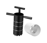 Chatonshen Portable Golf Hole Cutter with Removable Handle, Professional 4 And 6 Inch Golf Hole Cutter for The Garden, 4 inch Three Hole