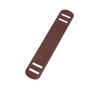 Chatonshen PU Shoulder Pads, Replacement Wrist Guards, Universal Shoulder Bag Pads, Chain Pads, Strap Accessories, Softly Padded for Laptops, Brown L