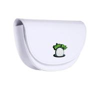 Chatonshen PU Waist Bag for Carrying A Golf Rangefinder, Tee Holder, And Rangefinder Storage. Ideal As A Gift for Friends, Golfers, And Anyone Interested, White