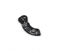 Chatonshen Rear Derailleur Adjuster Chain Guide Derailleur Adjustment Tool PP Pocket-Sized Handy Suitable for Outdoor Use Garage, Black