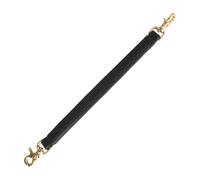 Chatonshen Saddle Retaining Strap, Saddle Handle, Support, Non-Slip PU Leather, Lock, Training Riding Accessory, Black
