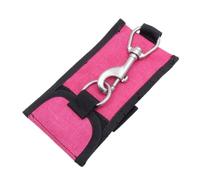 Chatonshen Scuba Diving Hook Portable Equipment Gear Single Hook with Swivel Snap Nylon and Pouch Suitable for Divers, pink