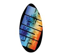 Chatonshen Skimboard: Stable And Lightweight with A High-gloss Finish, Made of Wood. Ideal for Beginners And Advanced Riders for Beach Surfing And Sand Activitie, 30inch