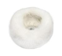 Chatonshen Soft And Trendy Faux Leather Headband for Cold Weather And Outdoor Activities, White