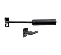 Chatonshen Squat Rack Leg Roller Split Squat Roller Training Equipment Power Rack Core Workout Footrest with Thick Foam Made of Steel for Home Fitness Profession, for 26mm Hole Dia