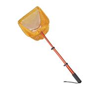 Chatonshen Telescopic Table Tennis Ball Catcher with Net, Adjustable Length, Portable And Extendable, Yellow