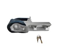 Chatonshen Trailer Coupling Heavy Duty Tow Hitch Coupler Trailer Ball Connector Tow Bar Coupler With Lock And Keys Cast Steel Frame 50mm Ball 2700kg suitable for road trips home projects job sites