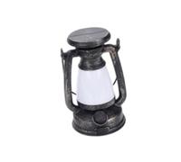 Chatonshen Vintage LED Lantern, Decorative Camping Lamp, Sturdy And Creative, Retro, for Camping, Indoor And Outdoor, Walkway, S bronze No solar