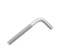 CHATROOM 1-10pcs 7/ L-Shaped Right Angle Anchor Bolt Screw M4 M5 M6 M8 M10 M12 304 Stainless Steel Right Angle Screw(M4x70mm 5pcs)