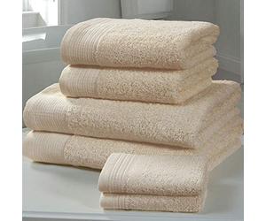 Chatsworth Biscuit 2 Piece Luxurious Super Soft Egyptian Combed Cotton Towel Bale