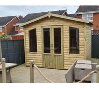 Chatsworth Garden Summerhouse 12FT Front x 12FT Deep by Churnet Valley - CHATS12X12