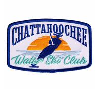 Chattahoochee River Water Ski Club Embroidered Patch w/Iron-On Adhesive | Funny Georgia Alabama