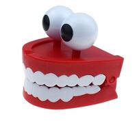 Chattering Teeth Wind up - Chomping Toy Fidget Chatter Teeth,Family Friends Interaction Toy Novelty Tabletop Ornament Gag Joke for Adults and Children
