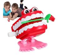 Chattering Teeth Wind Up Toy - Wind Up Walking Teeth - Chattering Teeth Toys Simply Wind It Up And The Teeth Will Start To Move And Jump The Tabletop