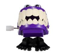 Chattering Teeth Wind Up Walking Toy | Funny Joke Desktop Decoration, Gag Joke Knickknack, Teeth Props