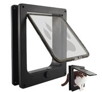 Chattrappe,Magnetic Security Weatherproof Intelligent - Indoor Magnetic Window Flap | Suitable for Small Cats and Kittens