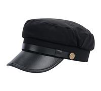 Chauffeur Hat for Men Women Stylish Captain Hat Stylish Newsboy Cap Vintage for Everyday Wear and Gifting Black