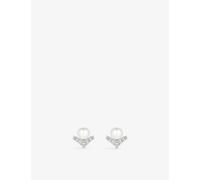 Chaumet Chaumet Joséphine Aigrette 18ct White-Gold, 0.15 Brilliant Cut Diamonds and 1.70ct Pearl Stud Earrings White Gold 1 Size