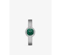Chaumet Womens Green Hortensia Eden Stainless-steel and 1.05ct Diamond Quartz Watch 28mm