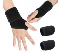 ChAusa 1 Pair of Wrist Bandages, Wrist Bandage for Sports, Wrist Splint Fitness with Thumb Ring, Lightweight and Durable Wrist Support, Non-Slip Bandage Wrist for Men and Women