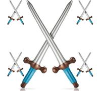 ChAusa 10 Pcs Pirate Sword, Ninja Sword, Inflatable Toys, Ninja Katana, Children's Weapon Pirate Party Supplies, for Kids Adults Party Ninja Cosplay Accessories(Blue)