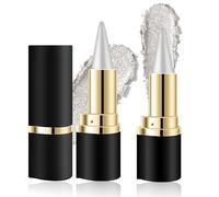 ChAusa 2 Pcs Silver Eyeliner Cream Long Lasting Waterproof Eyeliners Pencil Quick Drying Formula Eye Liner Matte Gel Liner Sticks Waterproof Smudge Proof Suitable for All Eye Shapes Eyeliner Pencil