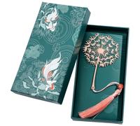 ChAusa Bookmark Hollow Trim, Rose Gold Book Mark Dandelion for Book Club