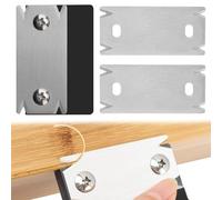 ChAusa Edge Banding Trimme Black Mini Edge Band Trimmer & Cutter 2.56x1.57in Stainless Steel Blade for Wood PVC ABS Veneer Edge Bander Deburring Tool