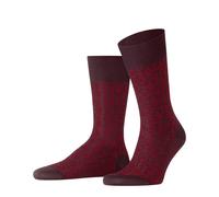 FALKE Men's Artwork Tie M So Cotton Patterned 1 Pair Socks, Red Bordeaux 8100, 10-11