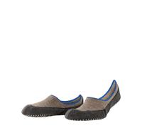 FALKE Men's Cosyshoe Invisible M Hp Wool Grips On Sole 1 Pair Grip socks, Brown Oak Melange 5075, 8.5/9.5 UK