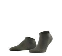 FALKE Men's Family M Sn Sustainable Cotton Low-Cut Plain 1 Pair Trainer Socks, Green Military 7826, 5.5-8