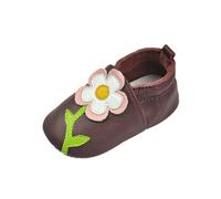 Chaussons Cuir Souple Bébé Antidérapant Chausson Fille Chausson Cuir Bébé Garcon 0 À 24 Mois Chaussures Bébé Pas Chaussures Bébé Filles Souples Cuir Suédé Dessin Anim Size 4 Toddler (Wine, 6 Infant)