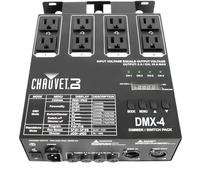 CHAUVET DJ DMX-4 Dimmer/Relay Pack for LED & Incandescent Stage Lights