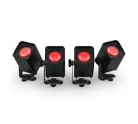 Chauvet DJ Freedom H1 IP X4 Wireless LED Wash Light System 4 Pack Black