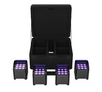 Chauvet DJ Freedom Par H9 IP Wireless Battery LED Uplight Kit (4 Pack)