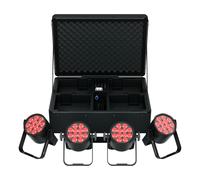 Chauvet DJ Freedom Par Q12 X4 Wireless Battery LED Uplight Kit (4 Pack)