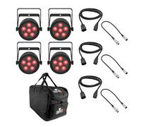 Chauvet DJ SlimPAR Q6 ILS LED Par Can & Carry Bag Bundle
