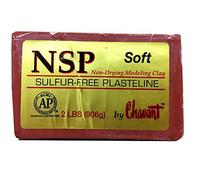 Chavant NSP Soft - 2 lbs Professional Oil Based Sulphur Free Sculpting Clay