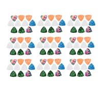 Chavisenty 100PCS Guitar Picks, 0.46mm Thickness Colorful Celluloid Guitar Pick Plectrums for Bass, Electric, Acoustic Guitars