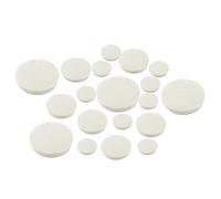 Chavisenty 17Pcs Clarinet Leather Pads Replacement for Exquisite Wind Instrument